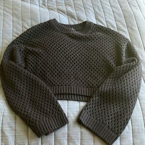 Cozy Black Knit Sweater